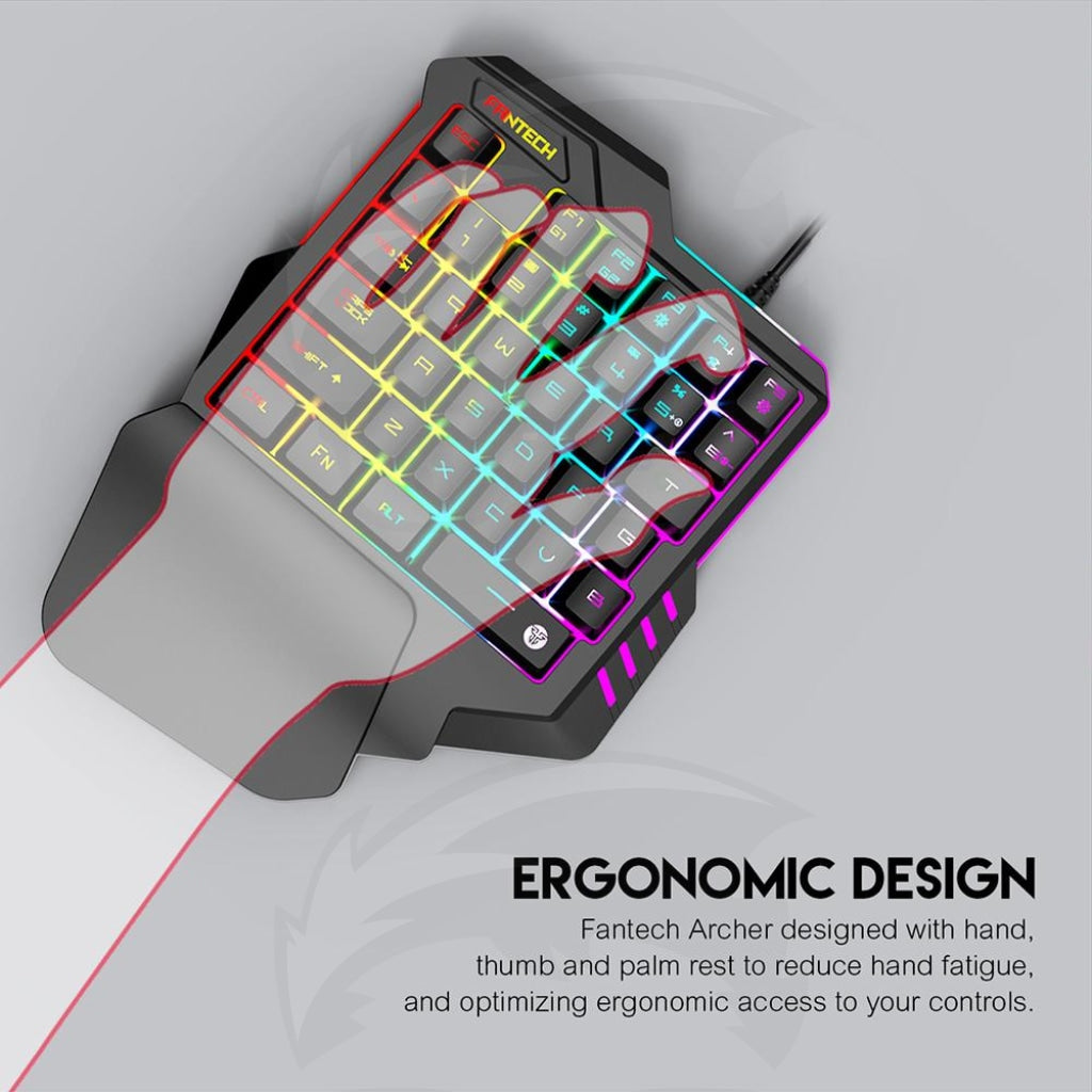 Fantech K512 Archer One-Handed Rgb Gaming Keyboard Fantech K512 Archer One-Handed Rgb Gaming Keyboard